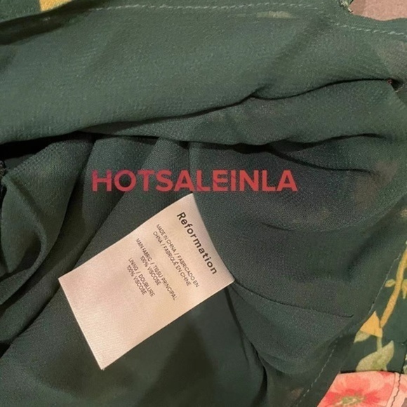 Reformation Christine Dress in Belvedere *NEW* - Picture 6 of 6